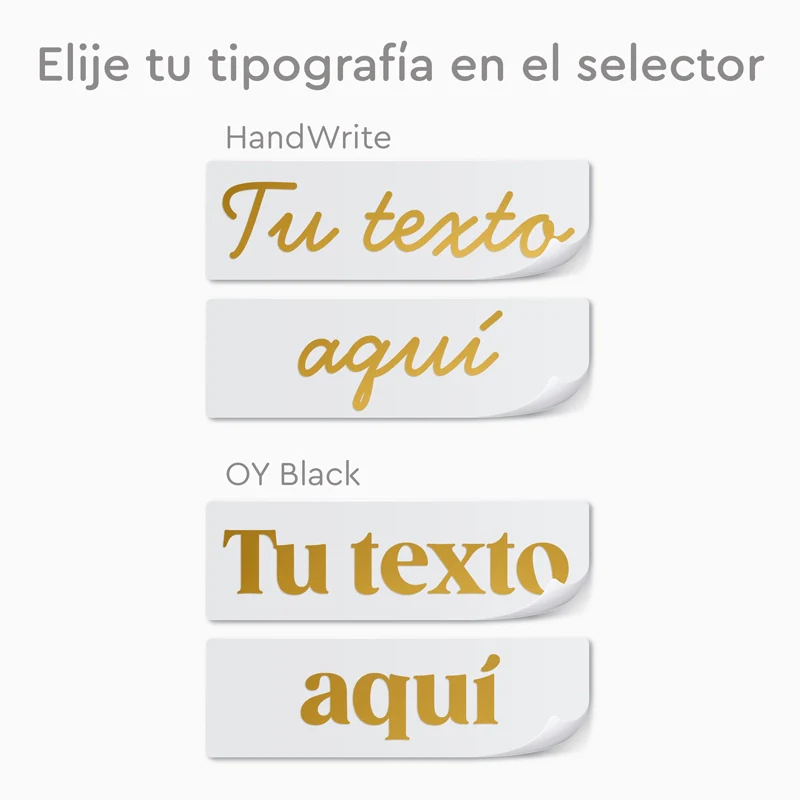 Vinilo Personalizado Baby Shower Espejo Oro - Imagen 5