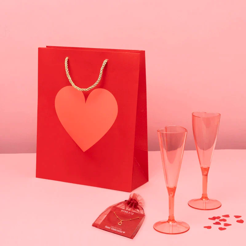 Kit Regalo Personalizado Bengala Corazón San Valentín - Imagen 5