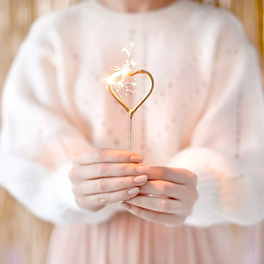 Kit Regalo Personalizado Bengala Corazón San Valentín - Imagen 6