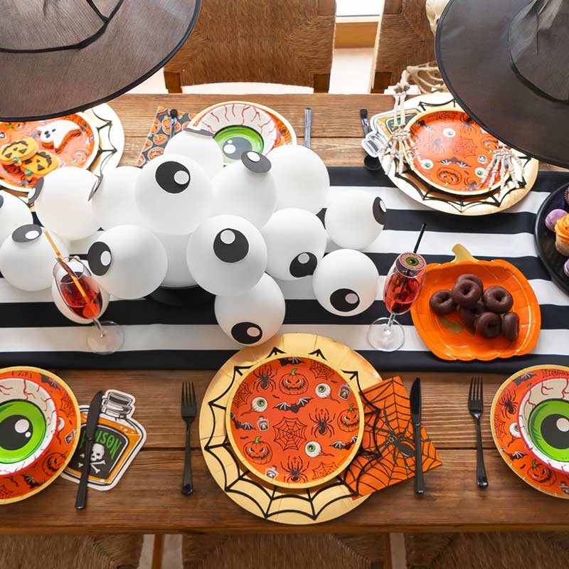 Kit Mesa Basic Halloween 6 Personas 50 piezas - Imagen 5