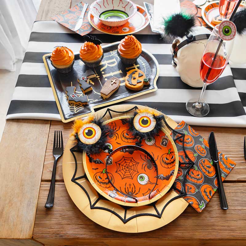 Kit Mesa Basic Halloween 6 Personas 50 piezas - Imagen 4