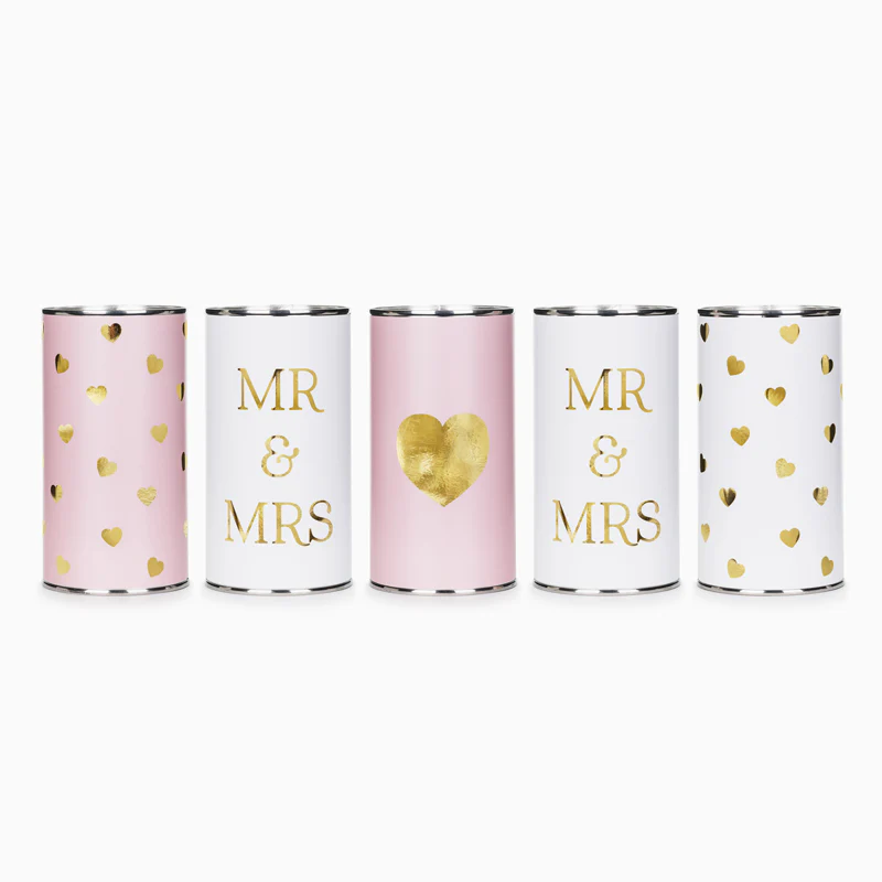 Latas Boda "Mr & Mrs"