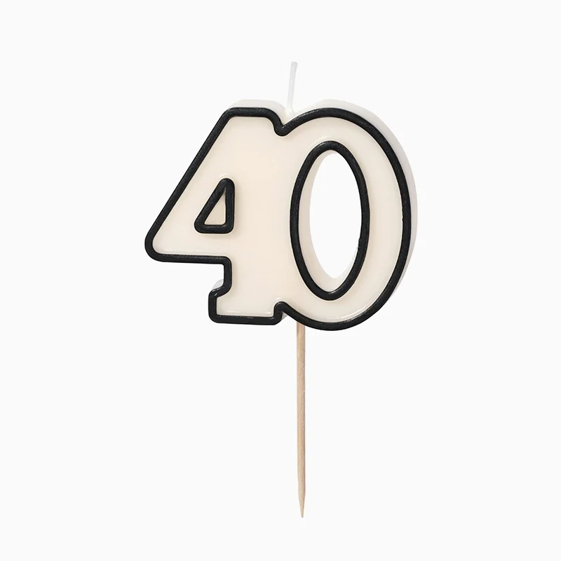 Vela Número 40 Cumpleaños