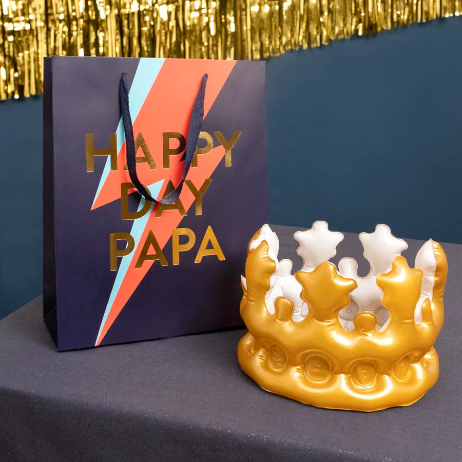 Corona Inflable Oro - Imagen 2